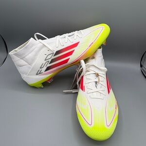 adidas F50 Pro Mid FG Soccer Cleats Shoes Lucid Red IE1462 Women's Size 8